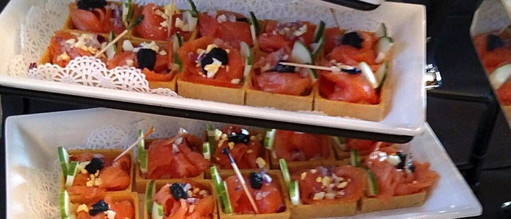 Smoked Salmon Canapé