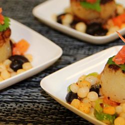 pan seared scallops